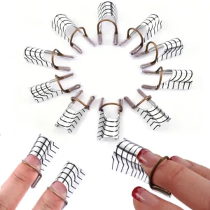 Reusable Aluminum Nail Extension Forms